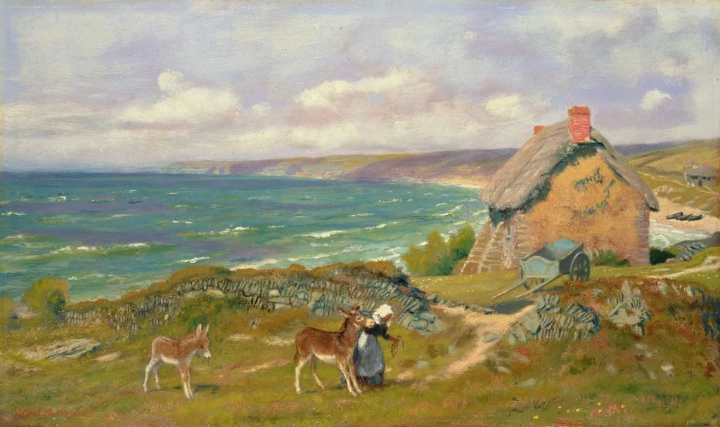 Una scena costiera del West Country